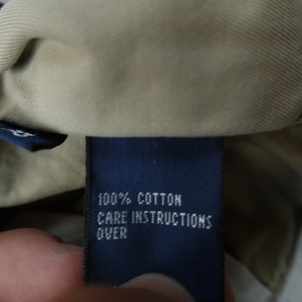 VTG Polo Ralph Lauren Shorts Mens 32 Beige Tan Brown Chino Khaki Golf Flat Front